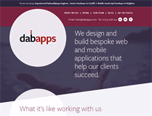 Tablet Screenshot of dabapps.com